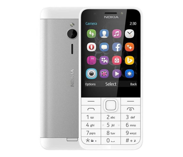 NOKIA 230 Silver Dual Sim - 277450 - zdjęcie